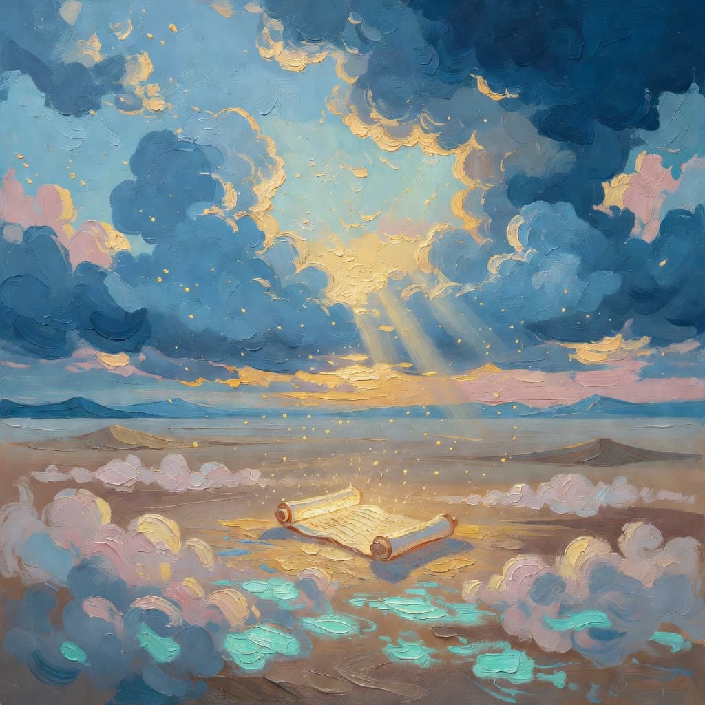 Illustration of Isaiah the Prophet speaking to the people of Israel