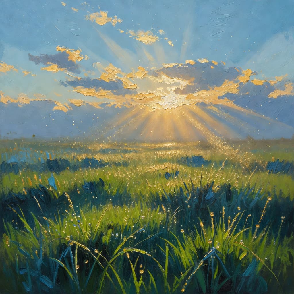 A serene landscape symbolizing new beginnings