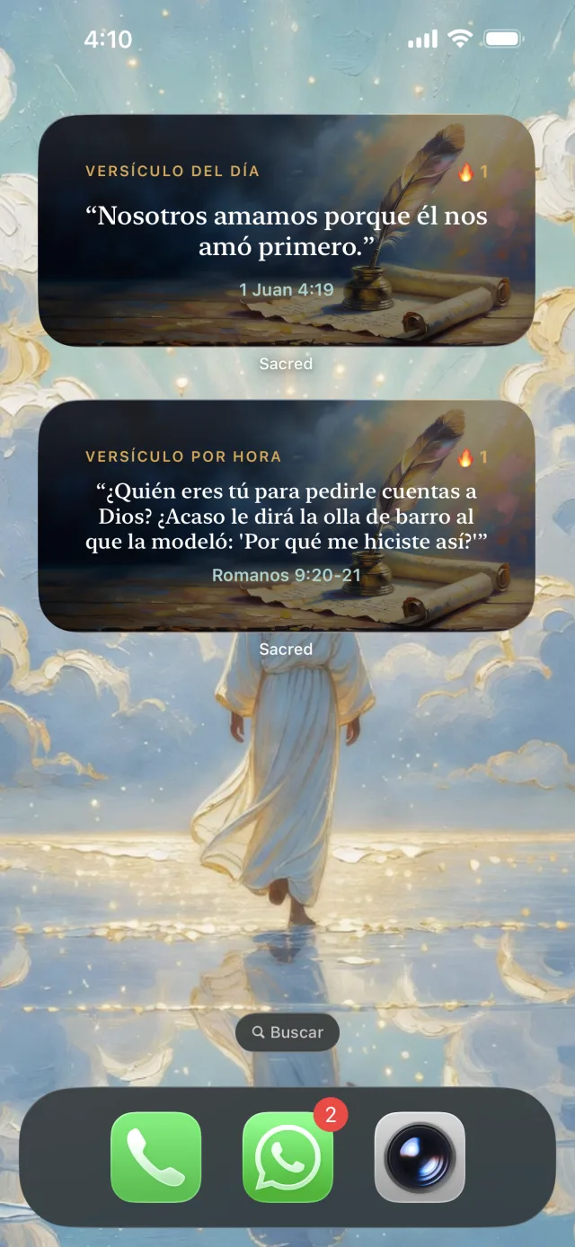 Widget de versículos